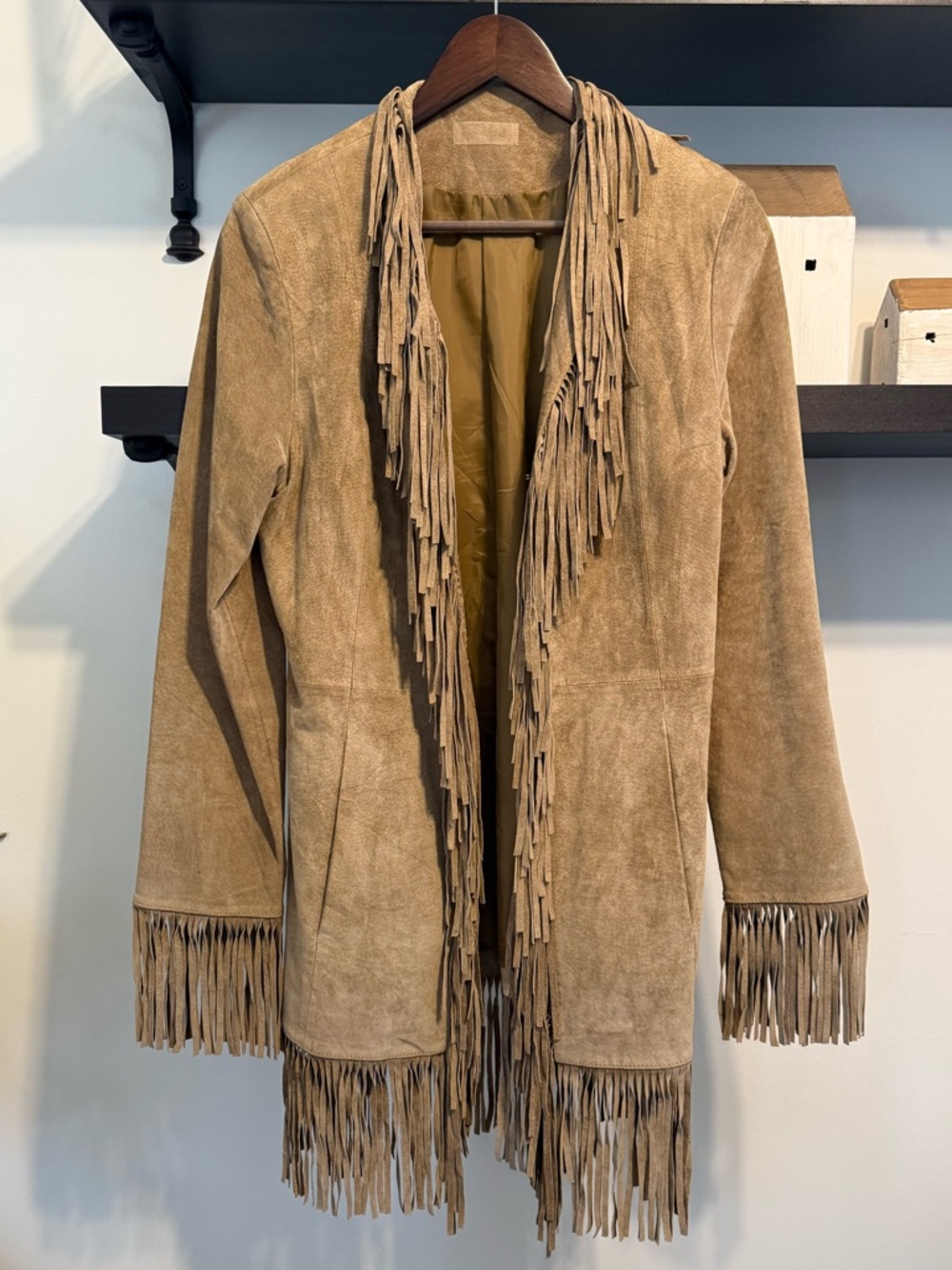 SOLD Gorgeous Genuine Suede Fringe Jacket